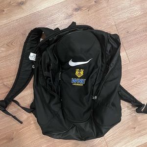 Nike Soccer Black WNEU Lacrosse Backpack - Like New